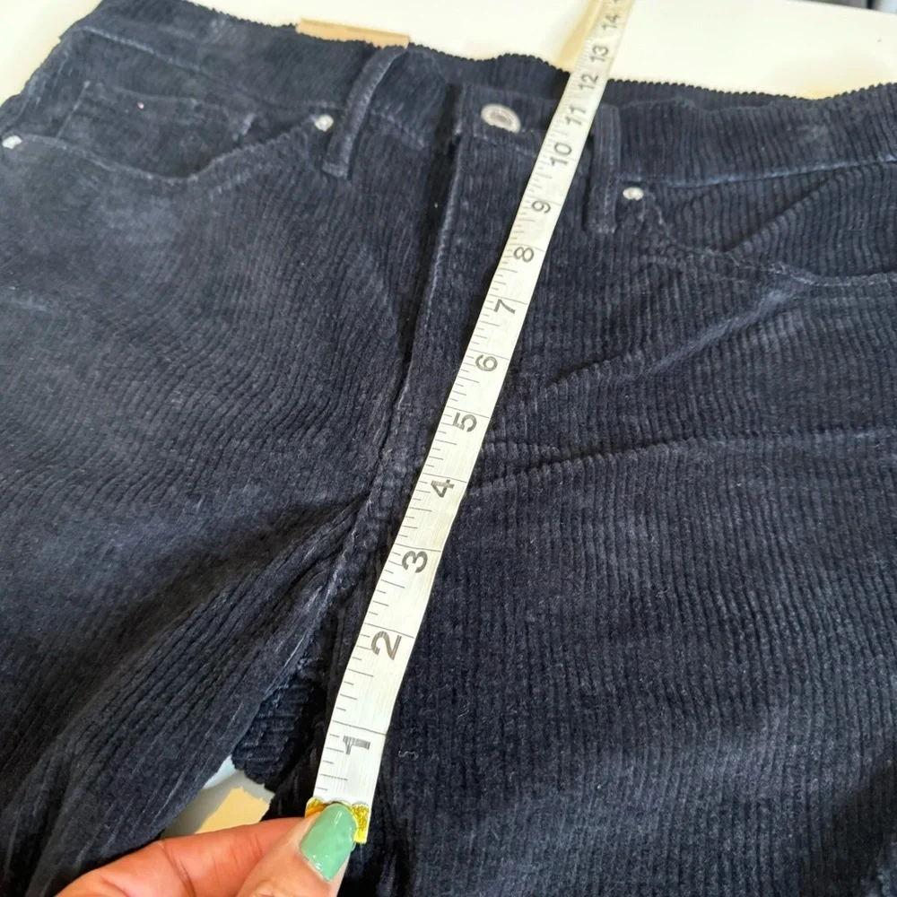 Levis 311 Shaping Skinny Corduroy Pants Black Midrise Jeans Women Sz 30x30 NEW